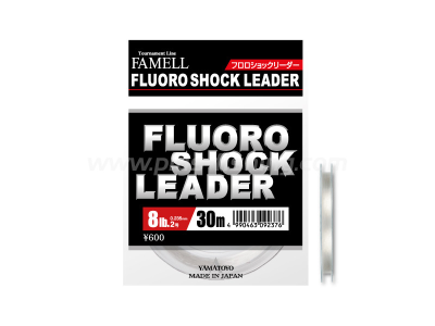 шок-лидер) Yamatoyo Fluoro Shock Leader 30м (Флюрокарбон (шок-лидер) Yamatoyo Fluoro Shock Leader 30m -12lb, 3 (0,285мм) -390