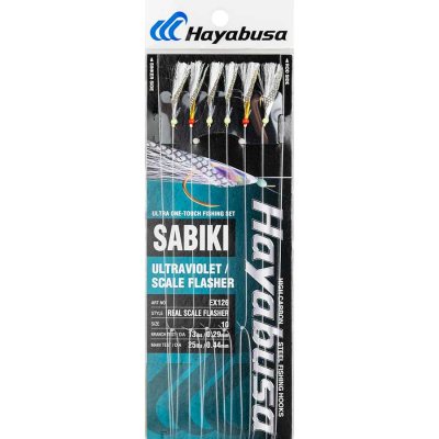 2,45м) (Сабики Hayabusa EX126 № 10-0,29-0,44 (2,45м, отводной -10см) 6кр.