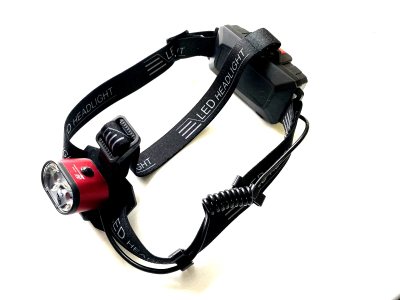 Фонарь светодиодный налобный NSY HY-T8042 -Black, с USB-проводом и 2 батареями