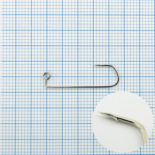 Крючки джиговые Jig Hook С339 #6, Ni (10шт)