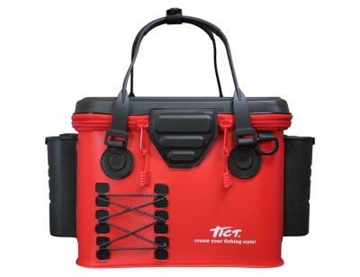 Баккан сумка рыболовная Tict Compact Bakkan III -Red (45х26х26см)