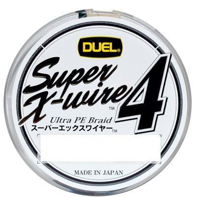 Плетёный шнур Duel  PE Super X-Wire 4, 150м -Silver 25Lb, 1,5 /H3583-S (977)